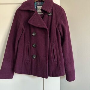 Aeropostale Women's Deep Purple Peacoat